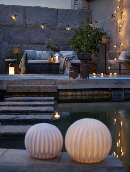 Hagebelysning Klot 30 cm