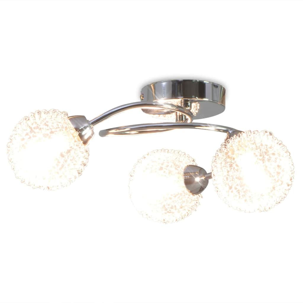 Taklampe med 3 LED-pærer G9 120 W
