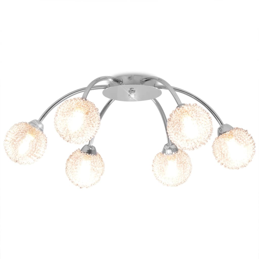 Taklampe med 6 LED-pærer G9 240 W