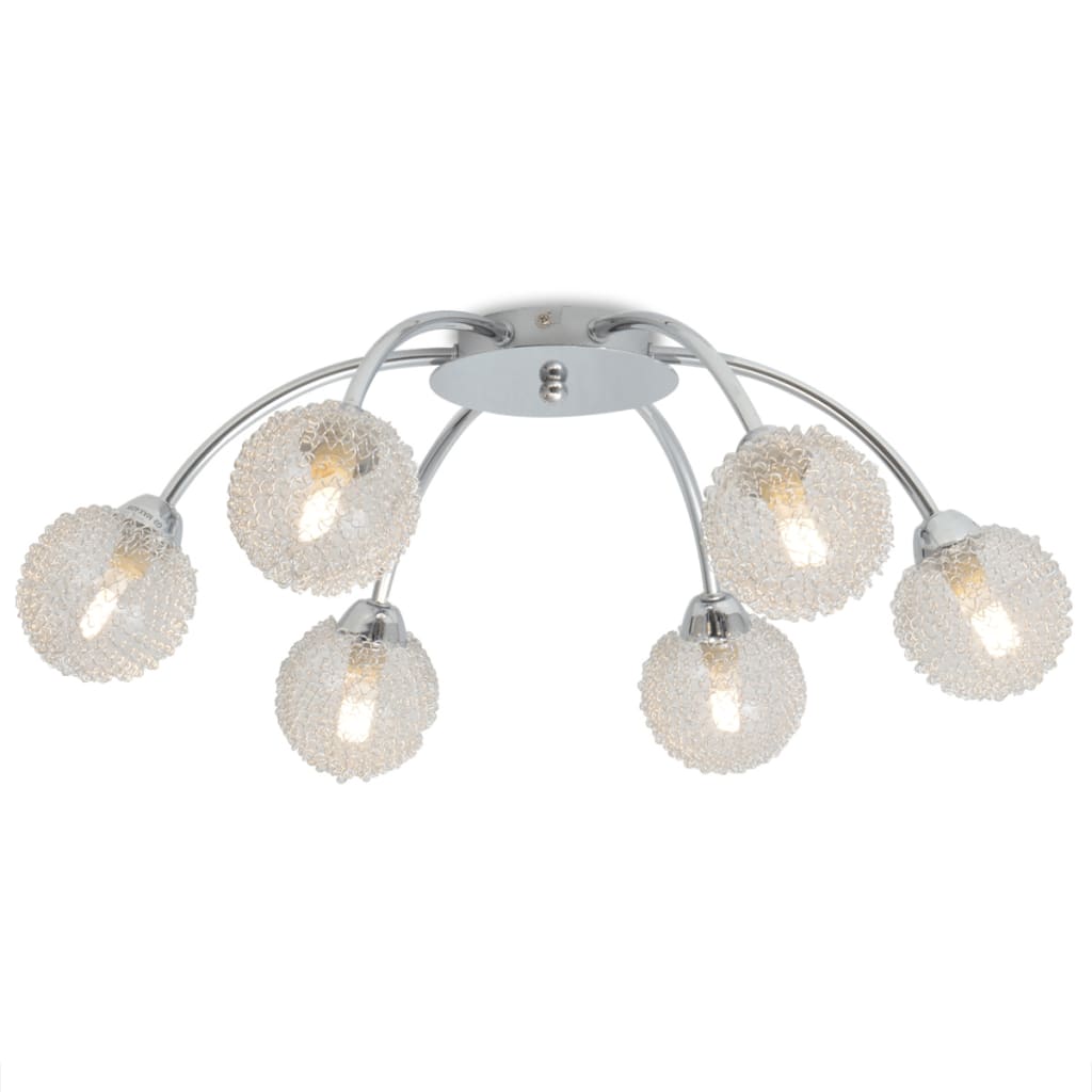 Taklampe med 6 LED-pærer G9 240 W