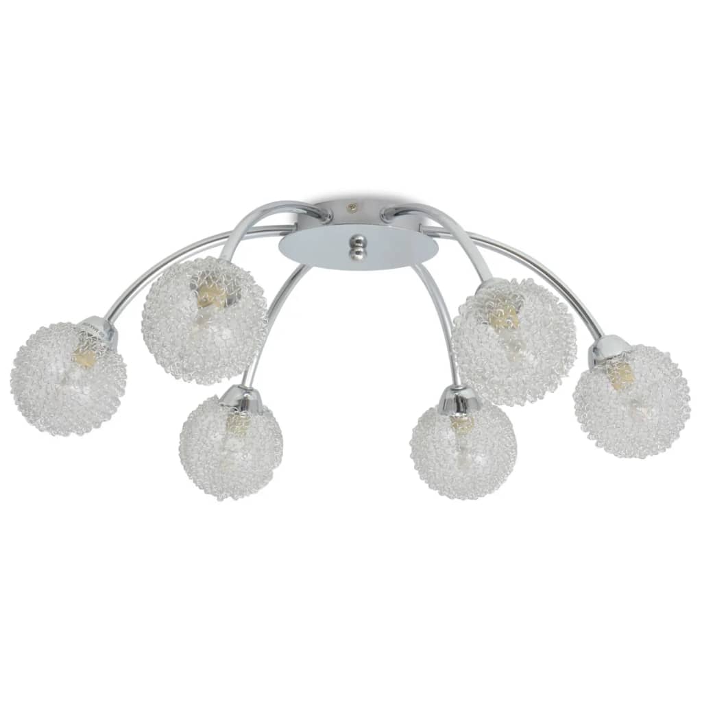 Taklampe med 6 LED-pærer G9 240 W