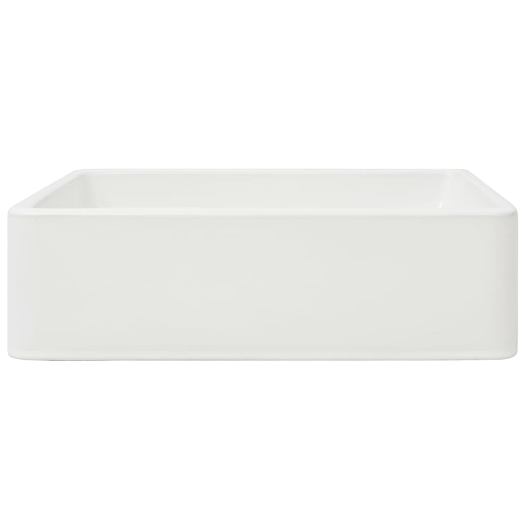 Baderomservant keramisk Hvit 41x30x12 cm