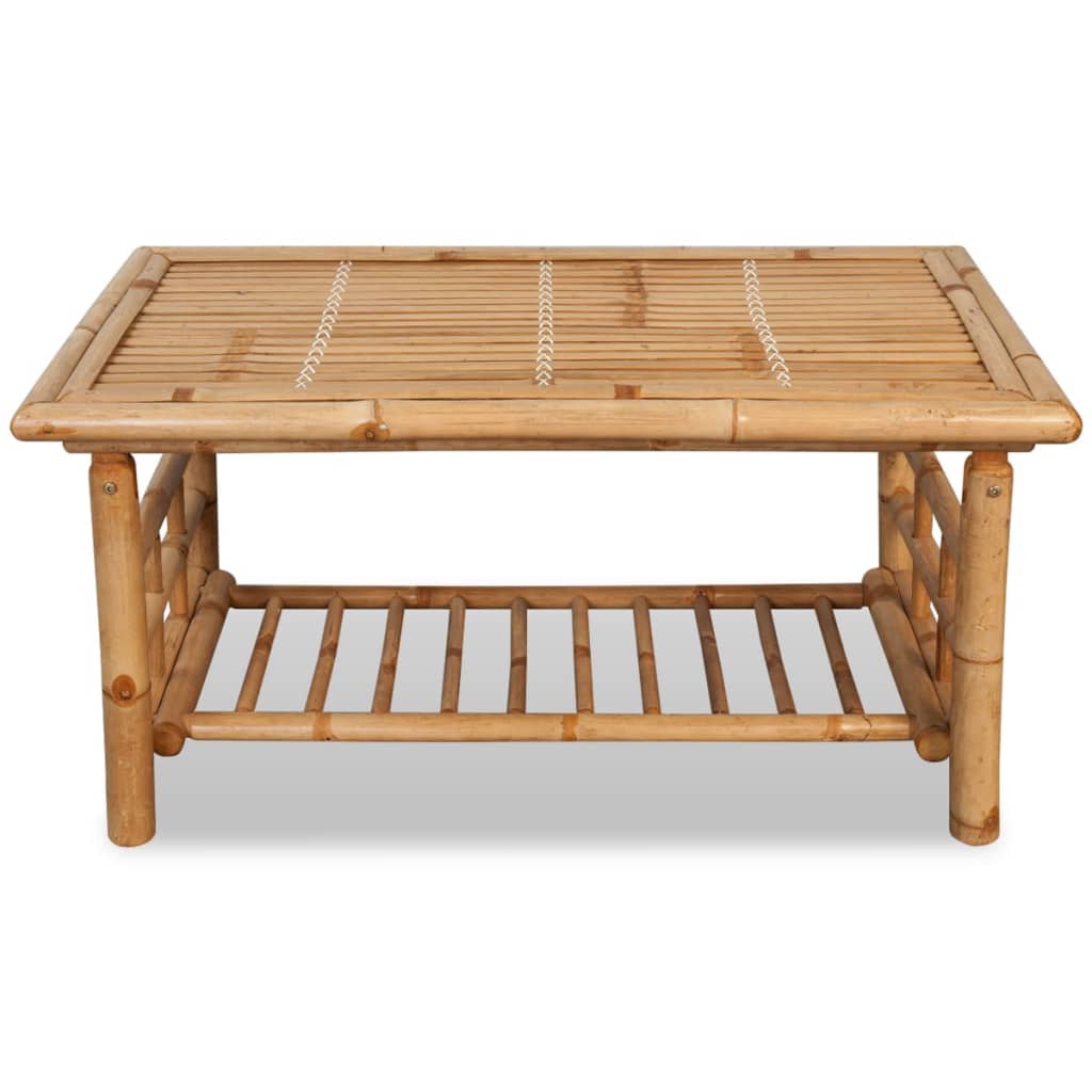 Salongbord Sofabord Tre bambus 90x50x45 cm
