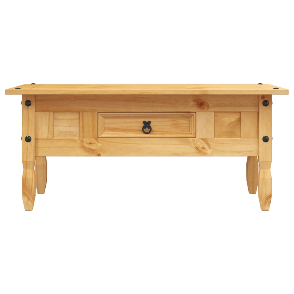 Salongbord Sofabord Tre meksikansk Corona-stil furu 100x55x44 cm