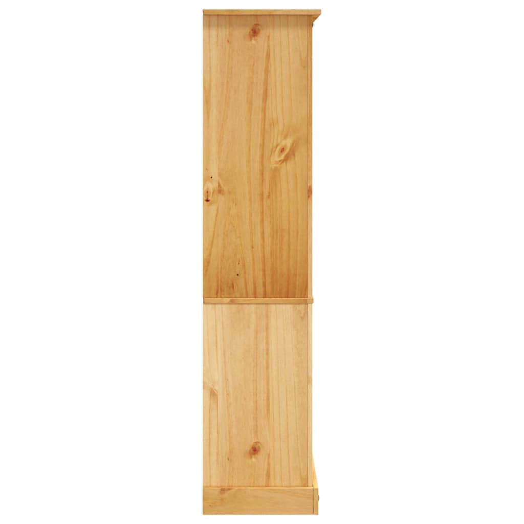 Bokhylle Tre med 5 hyller meksikansk Corona-stil furu 80x40x170 cm