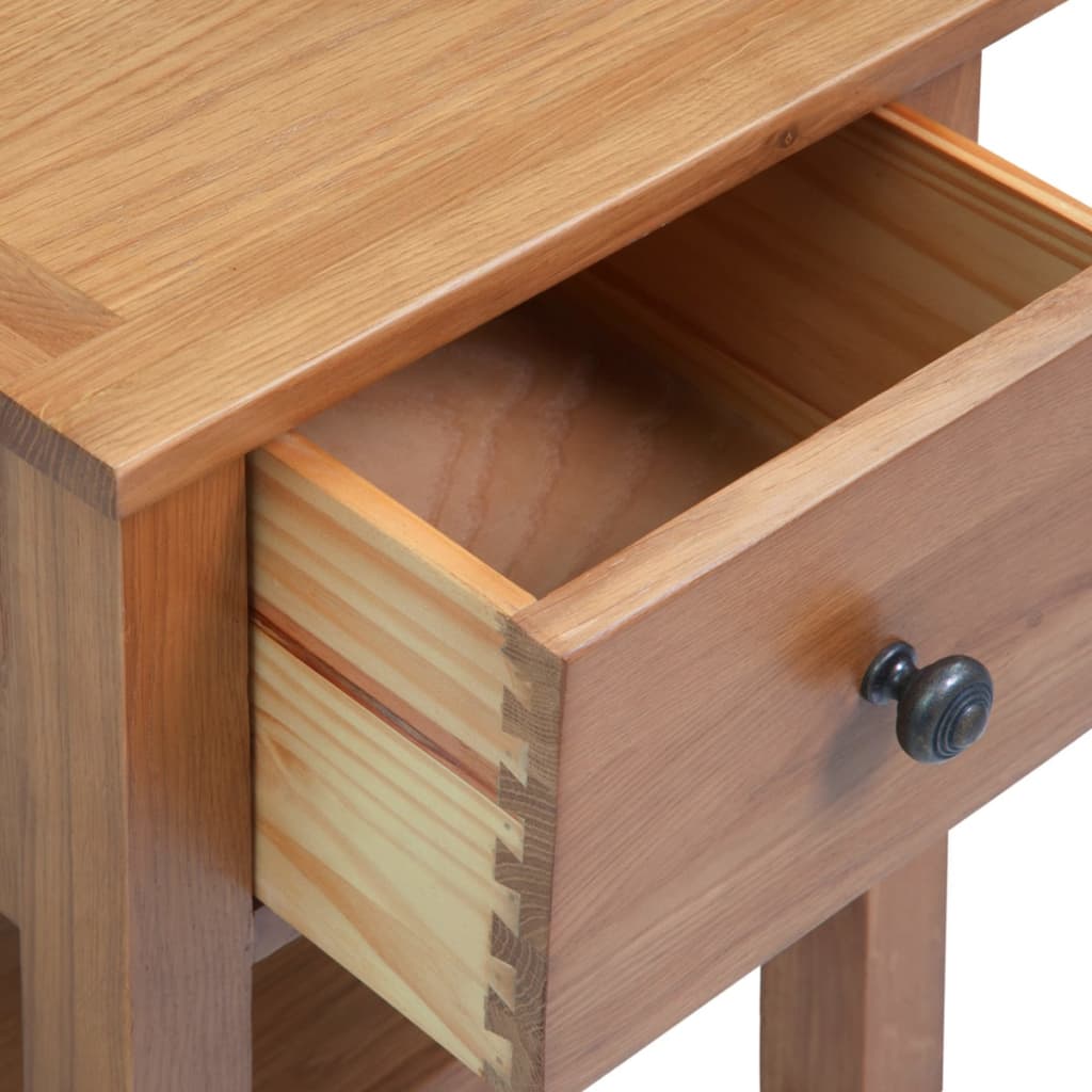 Nattbord Sengbord Tre 36x30x47 cm heltre eik