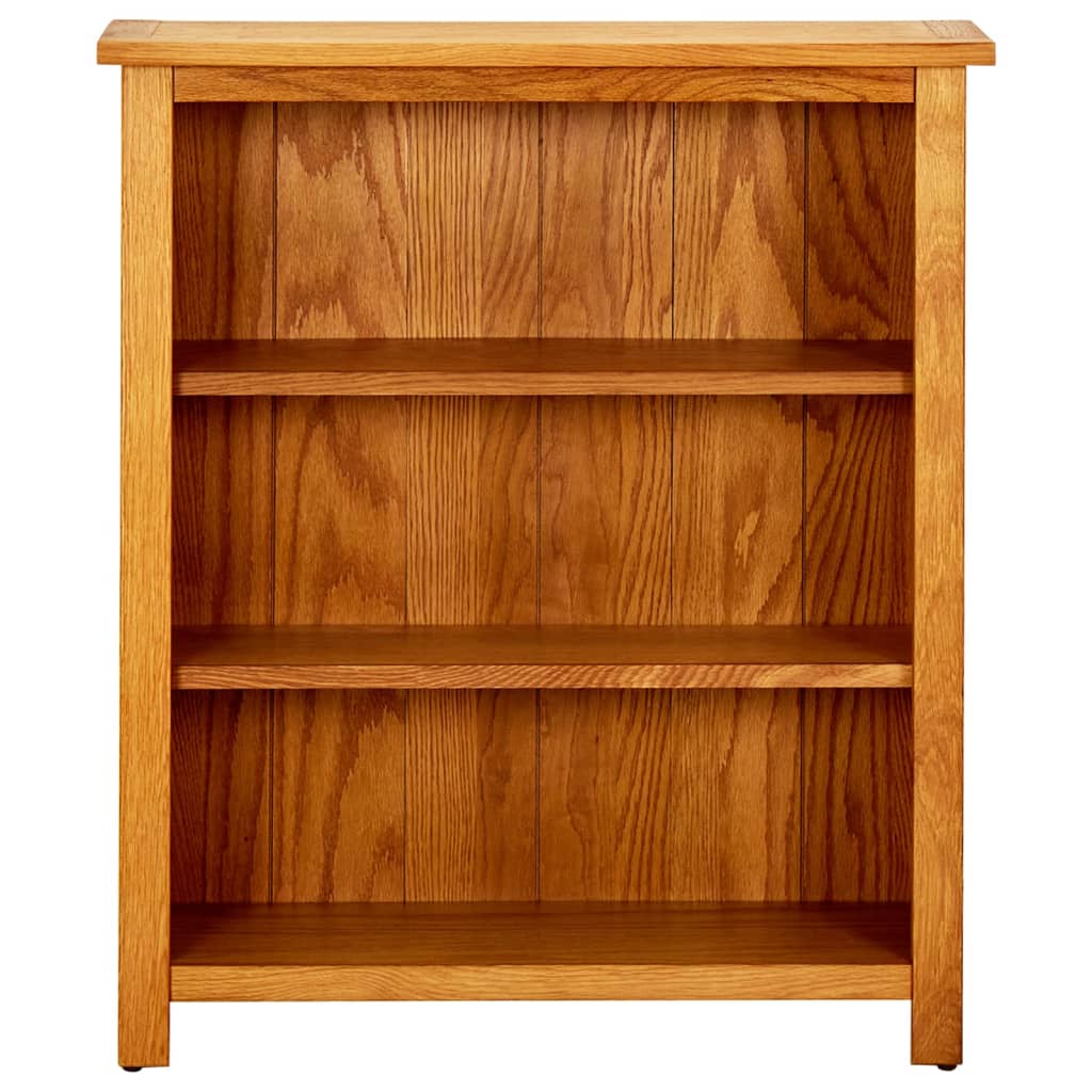Bokhylle Tre 3-etasjers 70x22,5x82 cm heltre eik