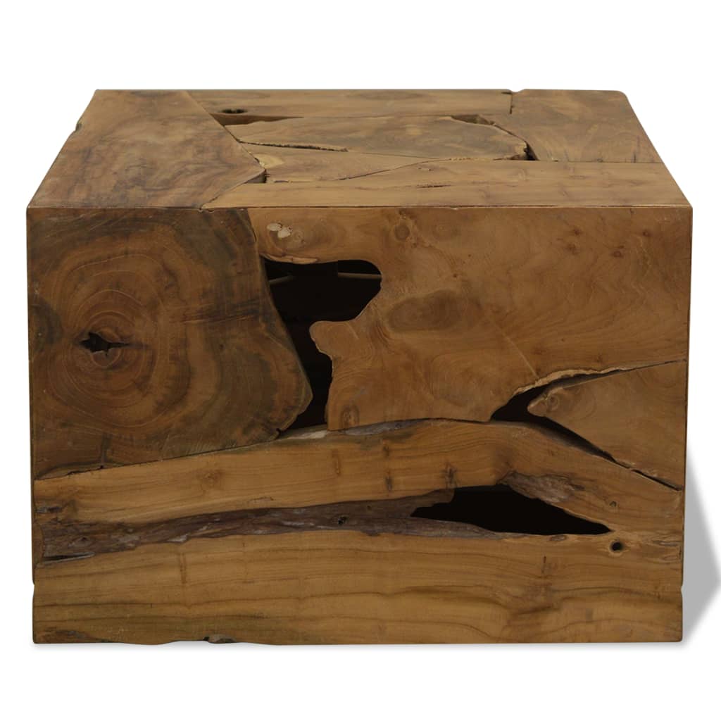 Salongbord Sofabord Tre heltre Brun 50x50x35 cm brun