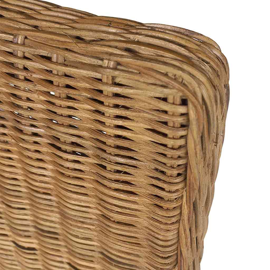 Spisestoler 6 stk brun naturell rotting