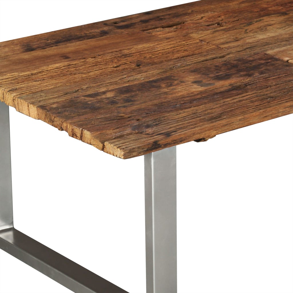 Salongbord Sofabord Tre Gjenvunnet Heltre 100x60x38 cm