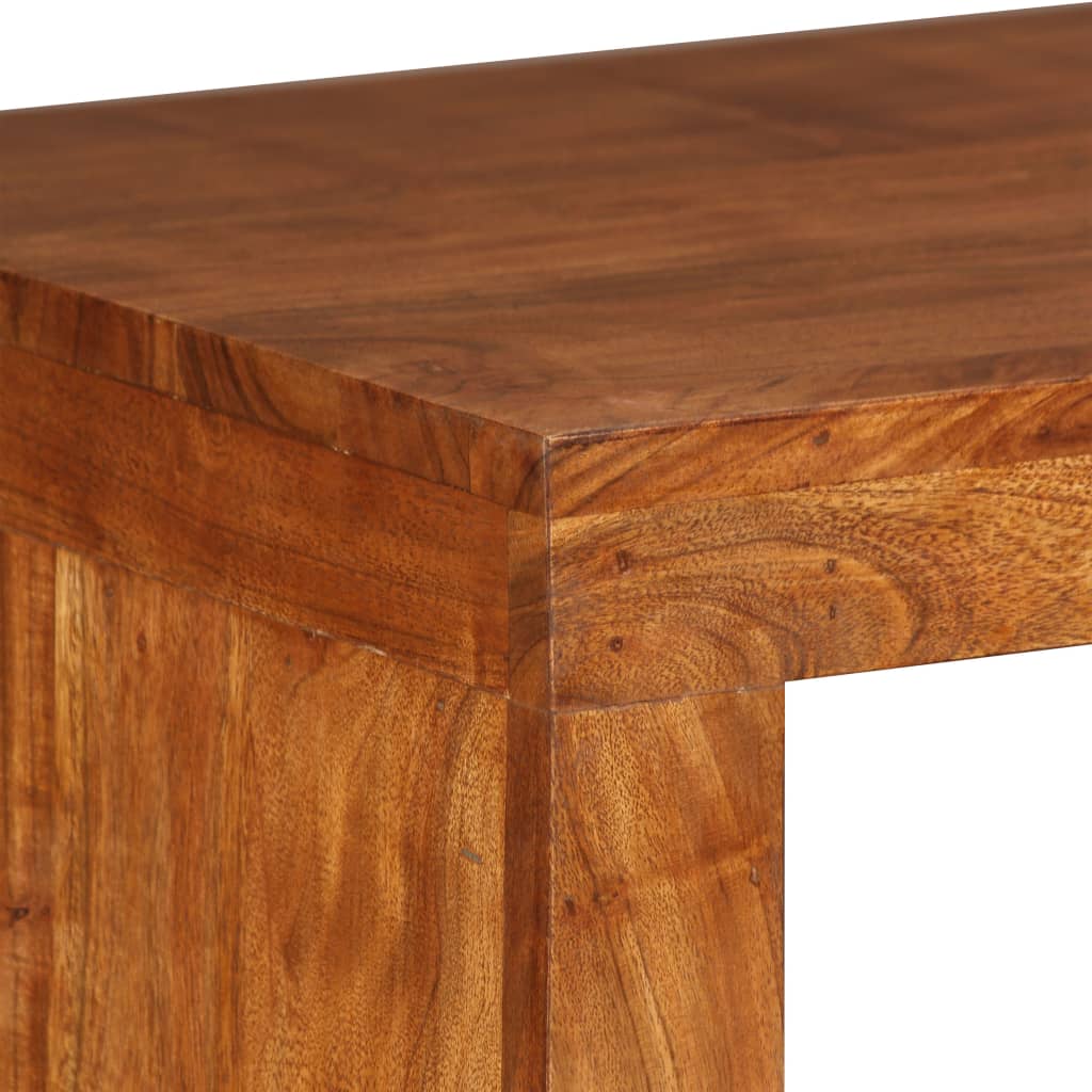 Avlastningsbord konsollbord Tre heltre med honningfinish 110x40x76 cm