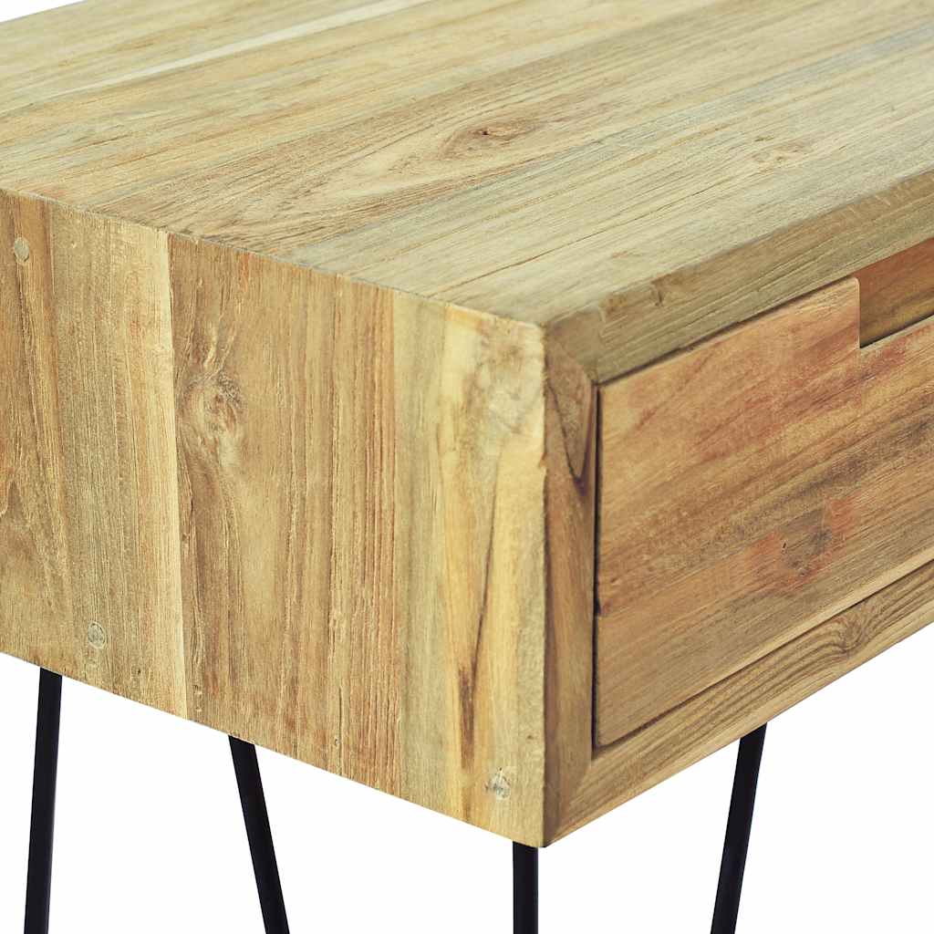 Avlastningsbord Konsollbord Tre 120x35x76 cm massiv teak