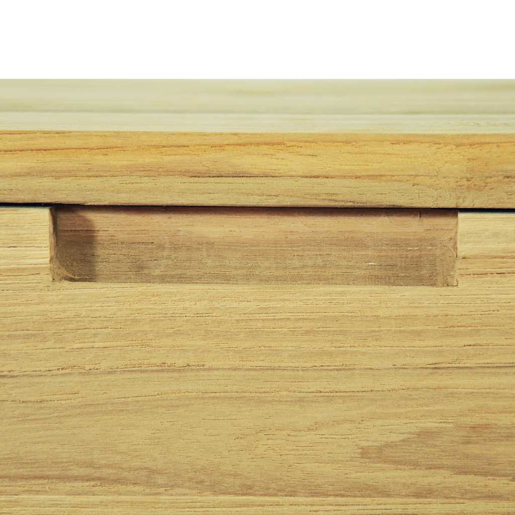 Avlastningsbord Konsollbord Tre 120x35x76 cm massiv teak