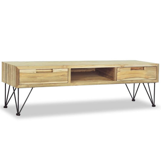 TV-Møbel Tre TV-benk heltre teak 120x35x35 cm