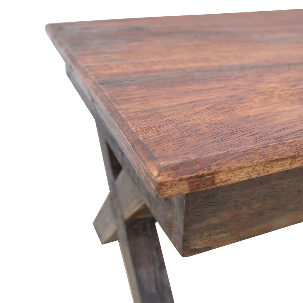 Salongbord Sofabord Tre Gjenvunnet Heltre 110x60x45 cm