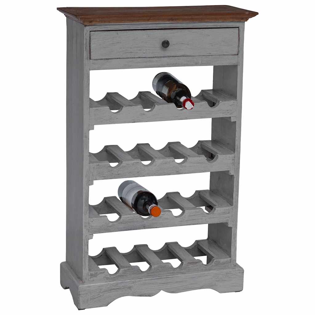 Vinstativ heltre mahogni 55x23x85 cm