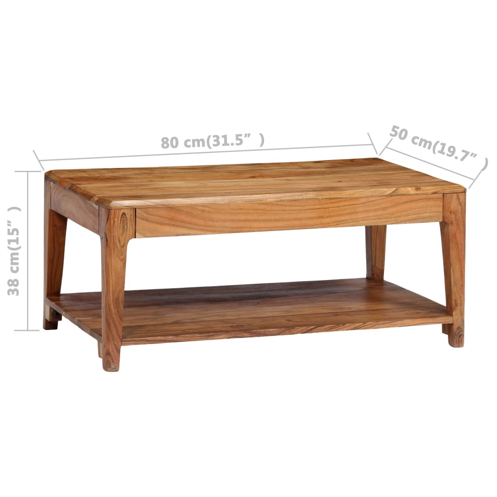 Salongbord Sofabord Tre heltre 88x50x38 cm
