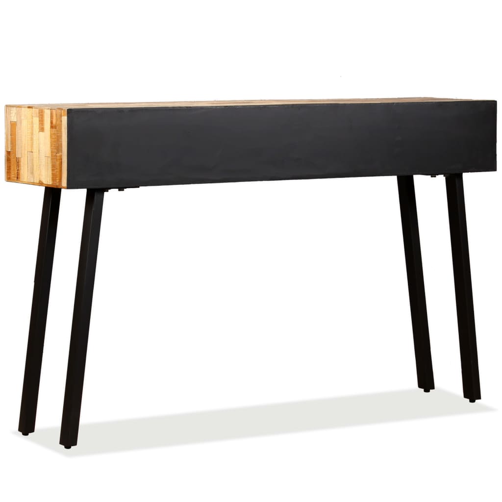 Avlastningsbord Konsollbord Tre gjenvunnet heltre teak 120x30x76 cm