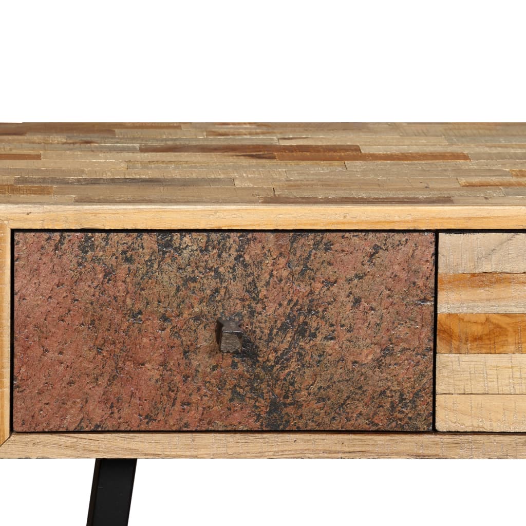 Avlastningsbord Konsollbord Tre gjenvunnet heltre teak 120x30x76 cm