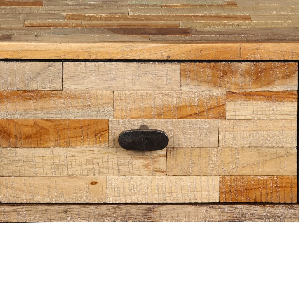Avlastningsbord Konsollbord Tre gjenvunnet heltre teak 120x30x76 cm