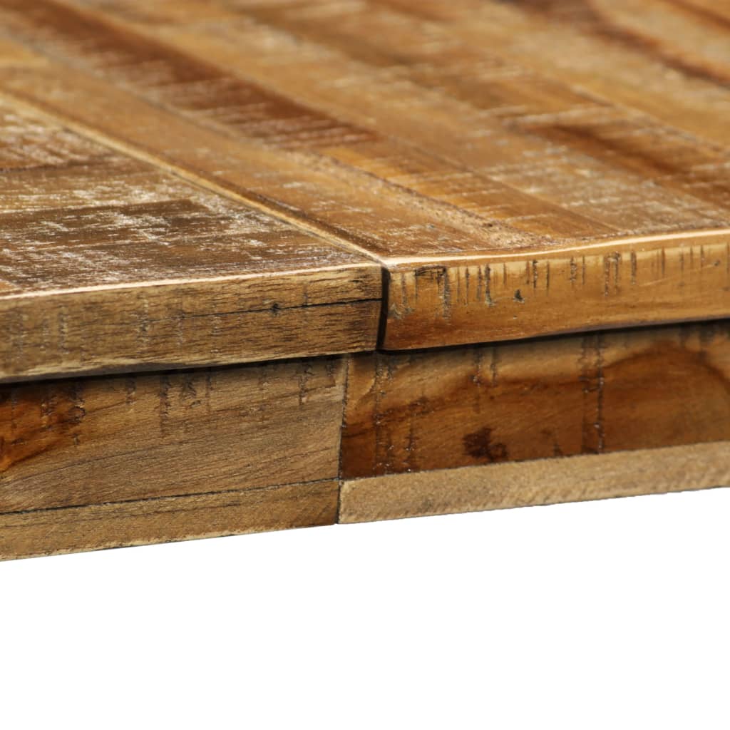 Spisebord Kjøkkenbord Tre gjenvunnet teak og stål 180x90x76 cm