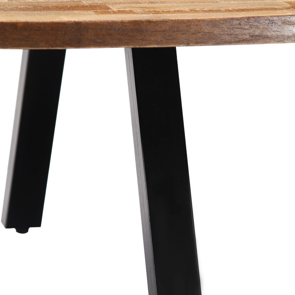 Salongbord Sofabord Tre gjenvunnet heltre i teak oval 120x60x30 cm