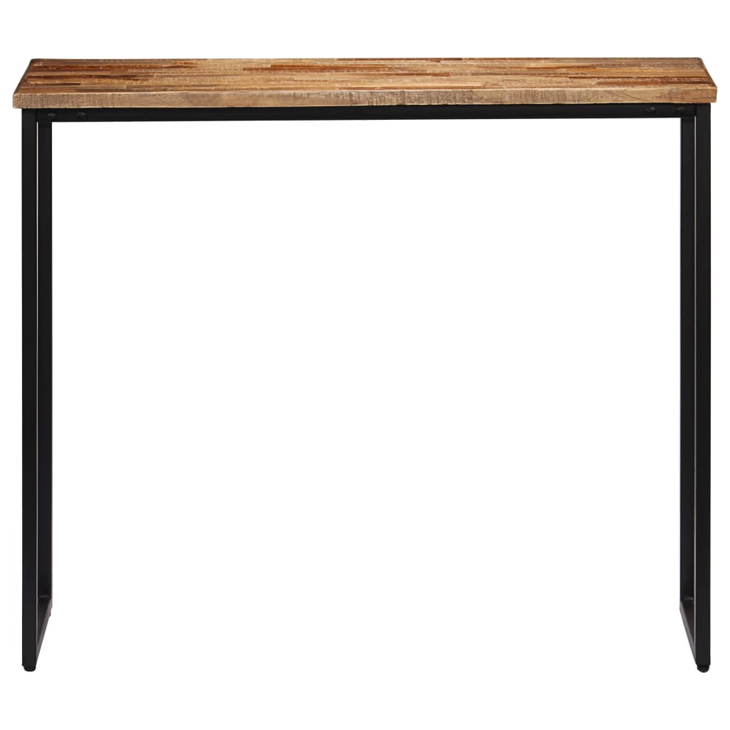 Avlastningsbord Konsollbord Tre gjenvunnet heltre teak 90x30x76 cm