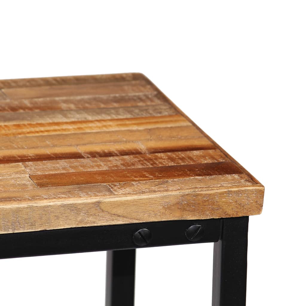 Avlastningsbord Konsollbord Tre gjenvunnet heltre teak 90x30x76 cm