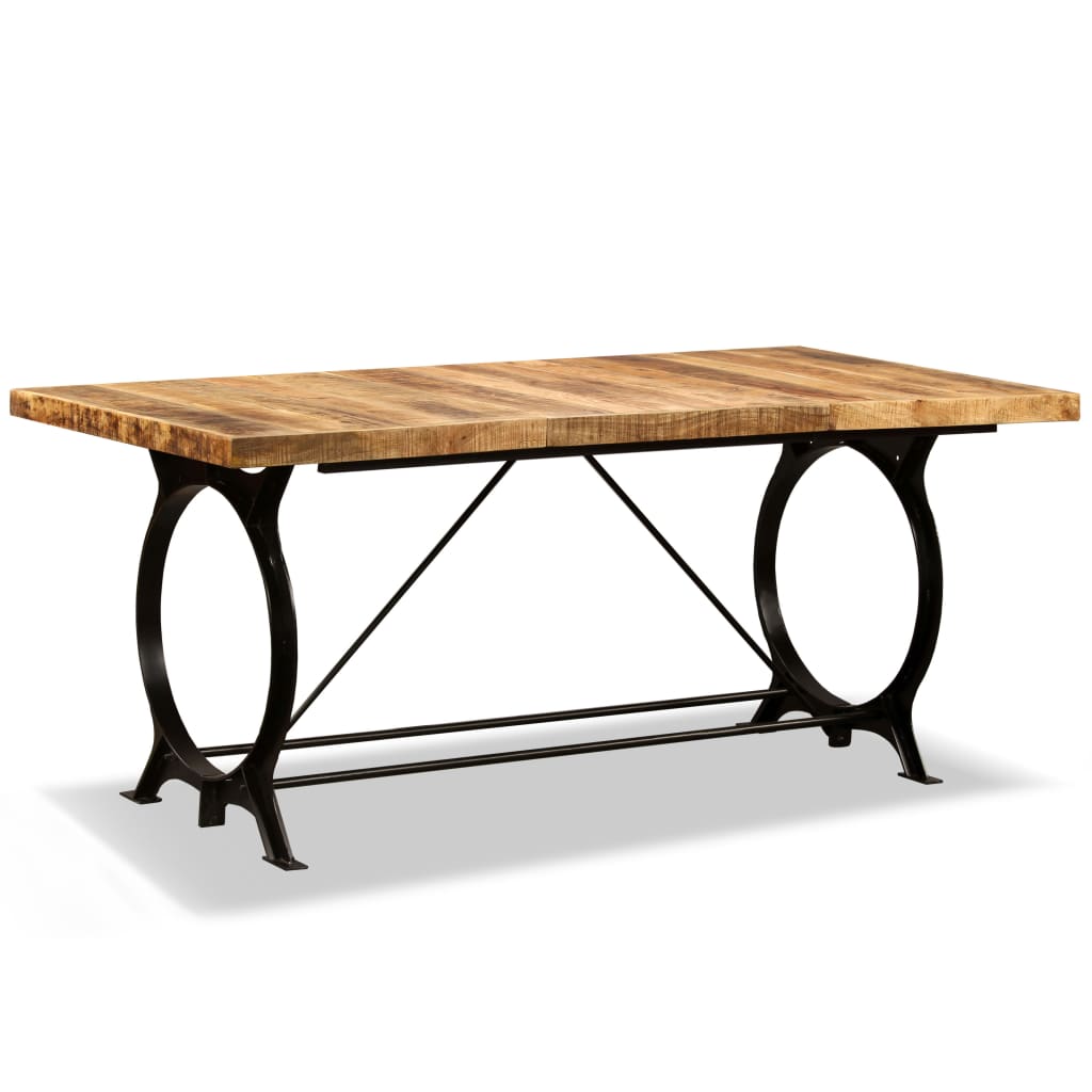 Spisebord grovt mango heltre 180 cm