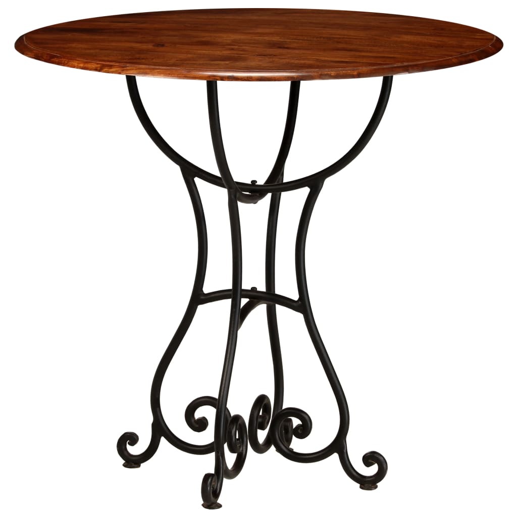 Spisebord heltre akasie med honningfinish 80x76 cm