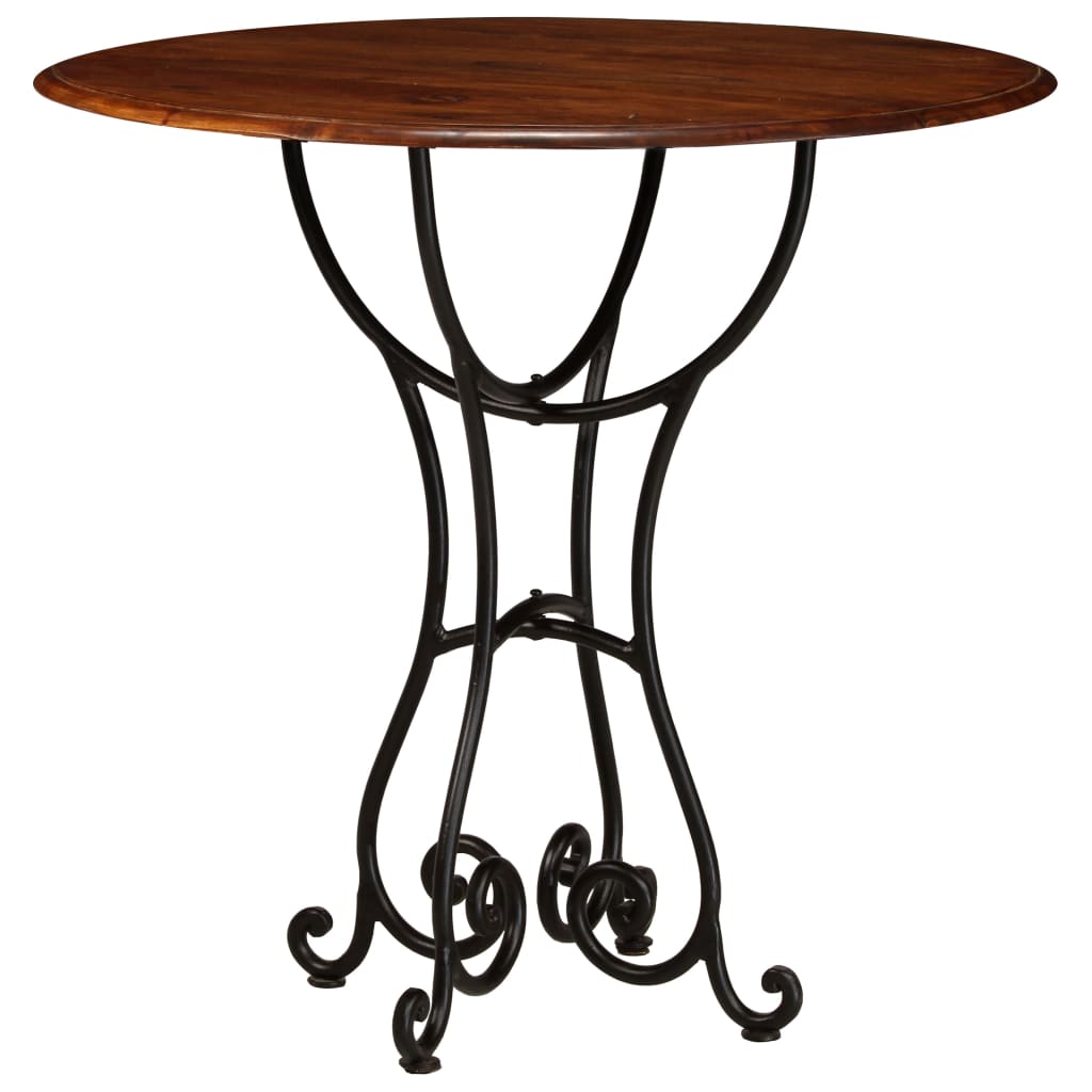 Spisebord heltre akasie med honningfinish 80x76 cm