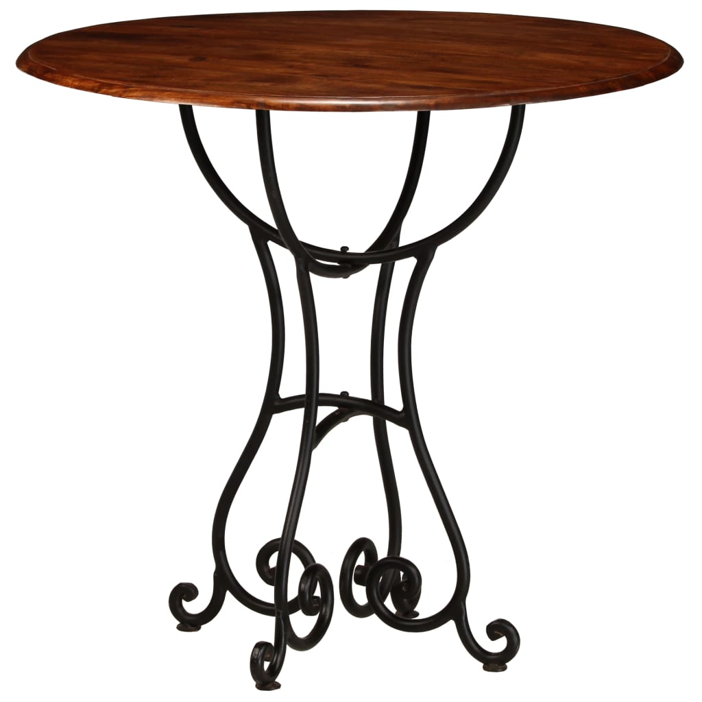 Spisebord heltre akasie med honningfinish 80x76 cm