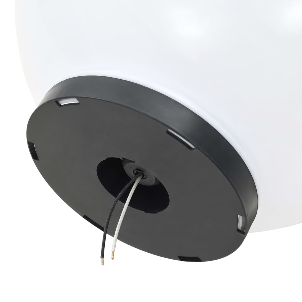 Hagebelysning Mark El. Lampesett LED 2 stk sfærisk 40 cm PMMA