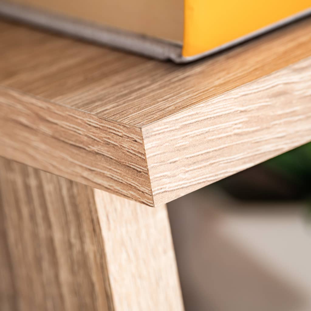 TV-Møbel Sonoma Eik TV-veggenhet med LED-lys