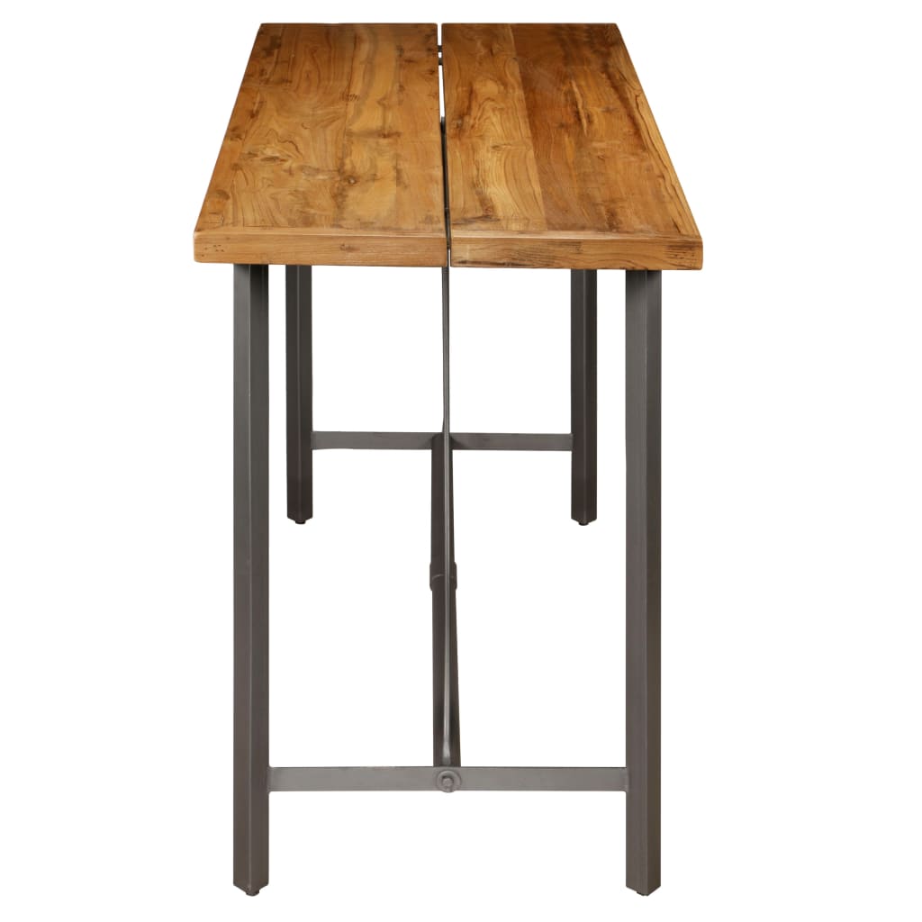 Barbord gjenvunnet heltre teak 150x70x106 cm