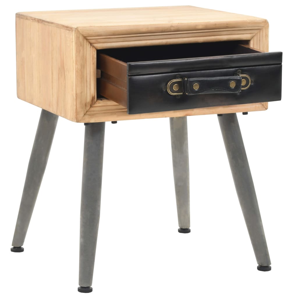 Nattbord Sengbord Tre heltre gran 43x38x50 cm