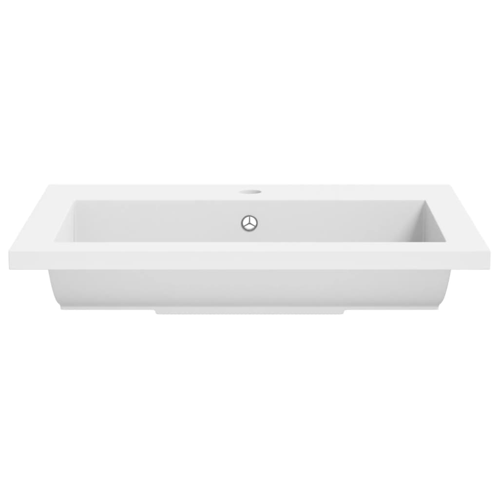 Baderomsvask granitt 600x450x120 mm Hvit