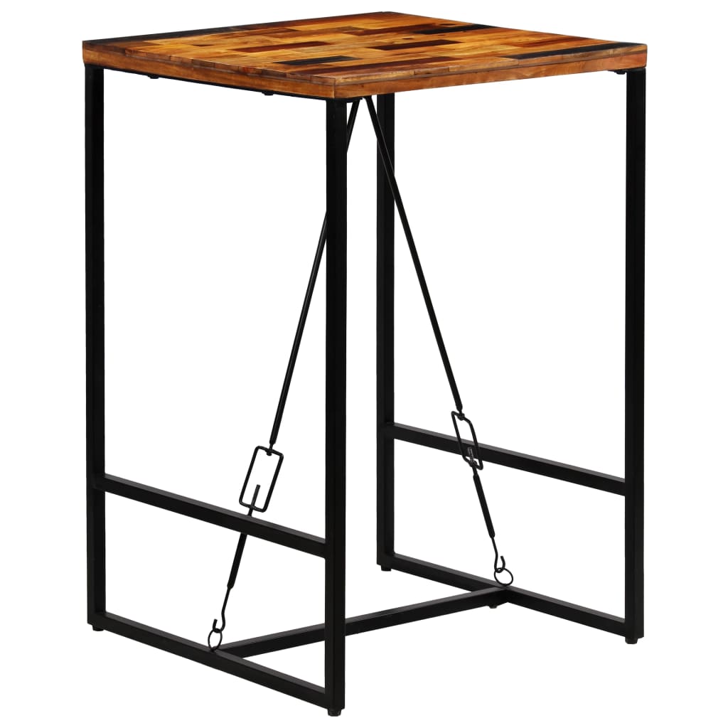 Barbord gjenvunnet heltre 70x70x106 cm