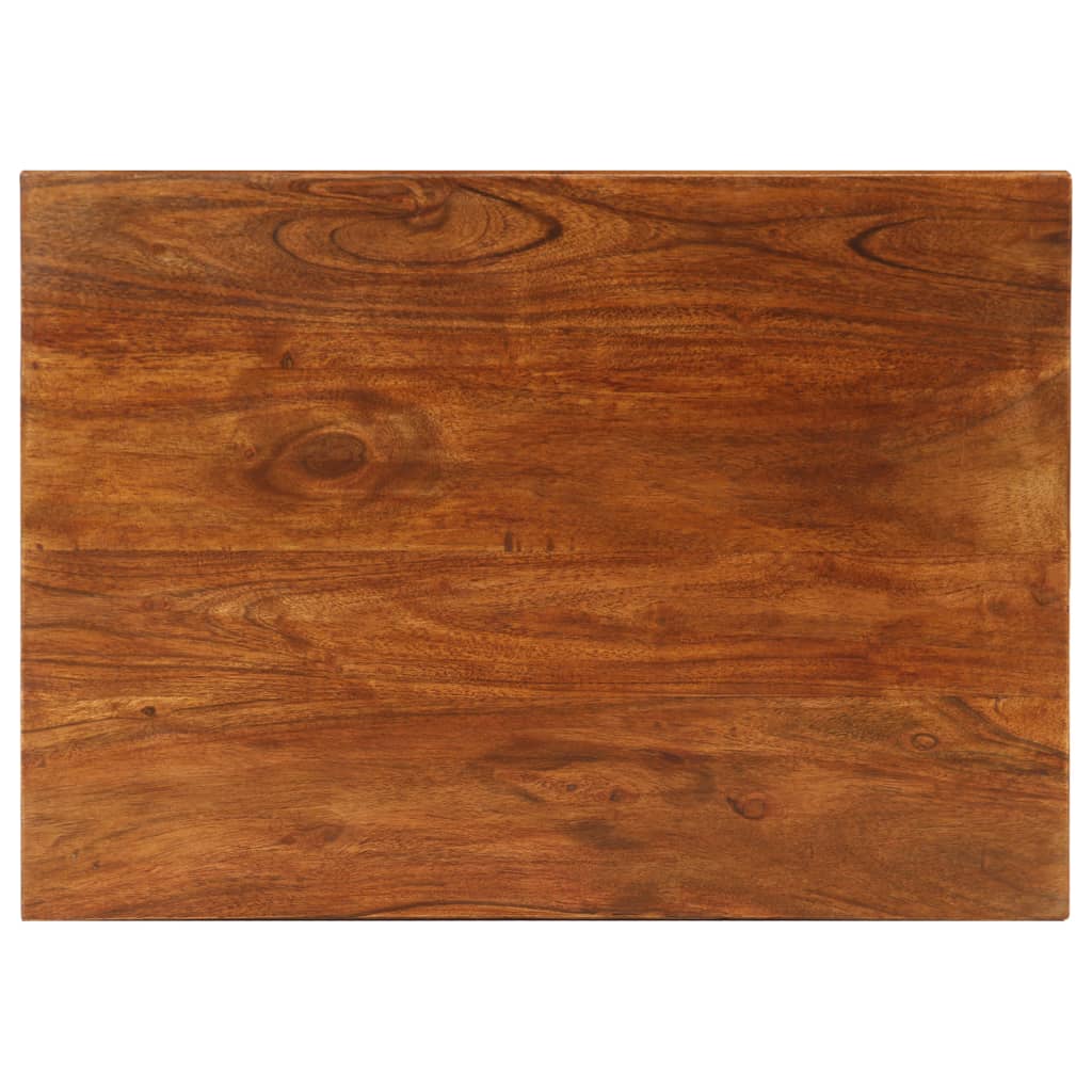 Sidebord Tre Stablebord 3 deler heltre akasie 50x35x50 cm brun