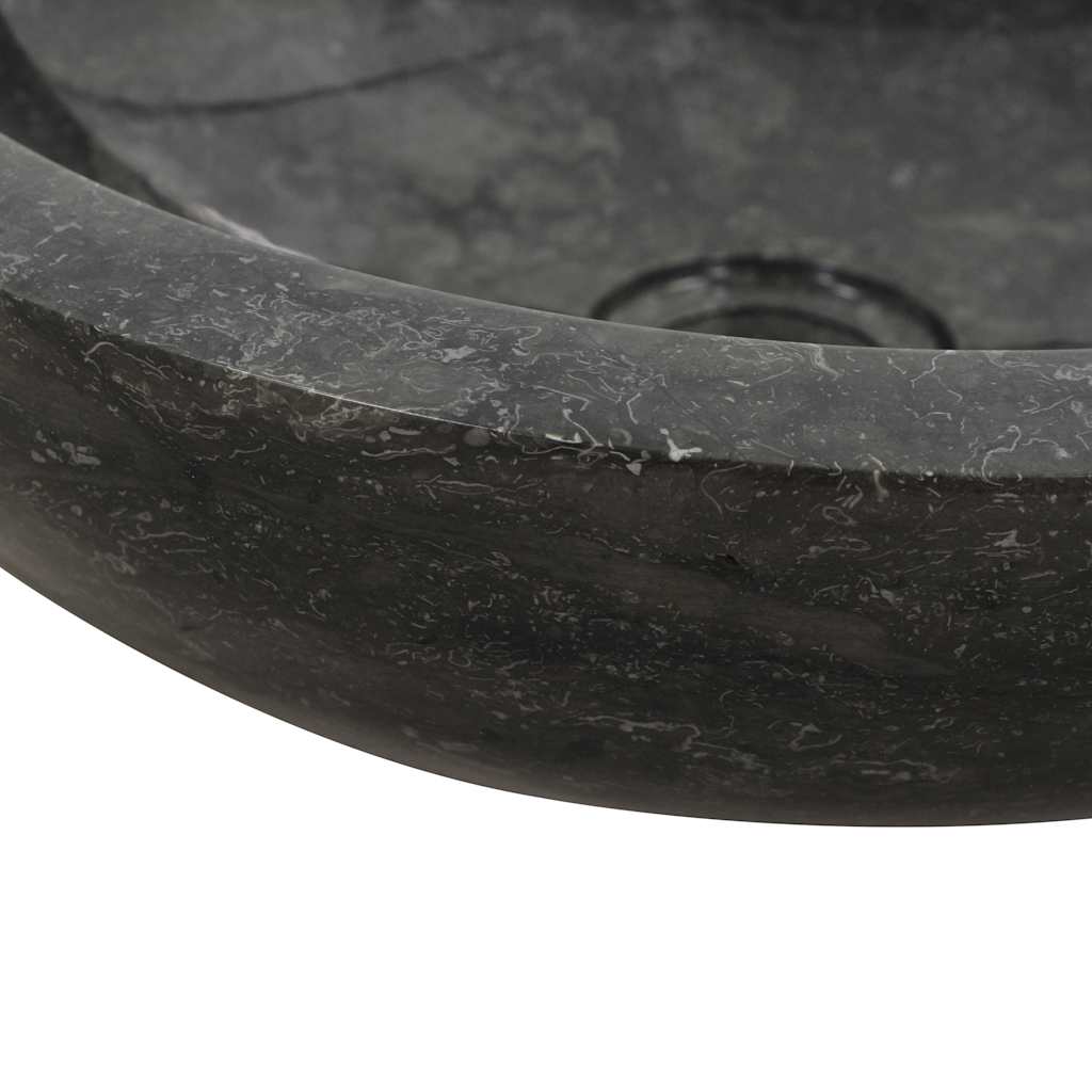 Baderomsvask 40x12 cm marmor Svart