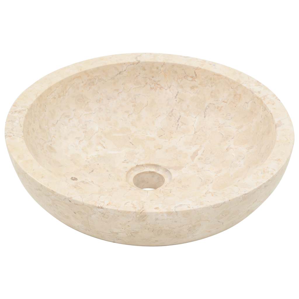 Baderomsvask 40x12 cm marmor krem
