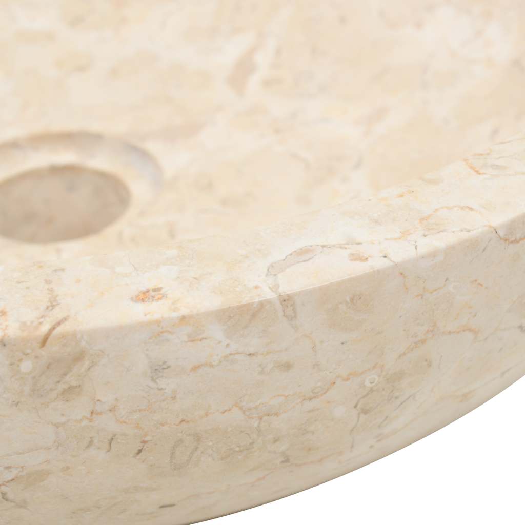 Baderomsvask 40x12 cm marmor krem