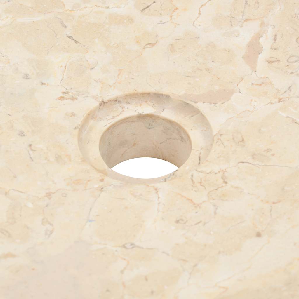 Baderomsvask 40x12 cm marmor krem