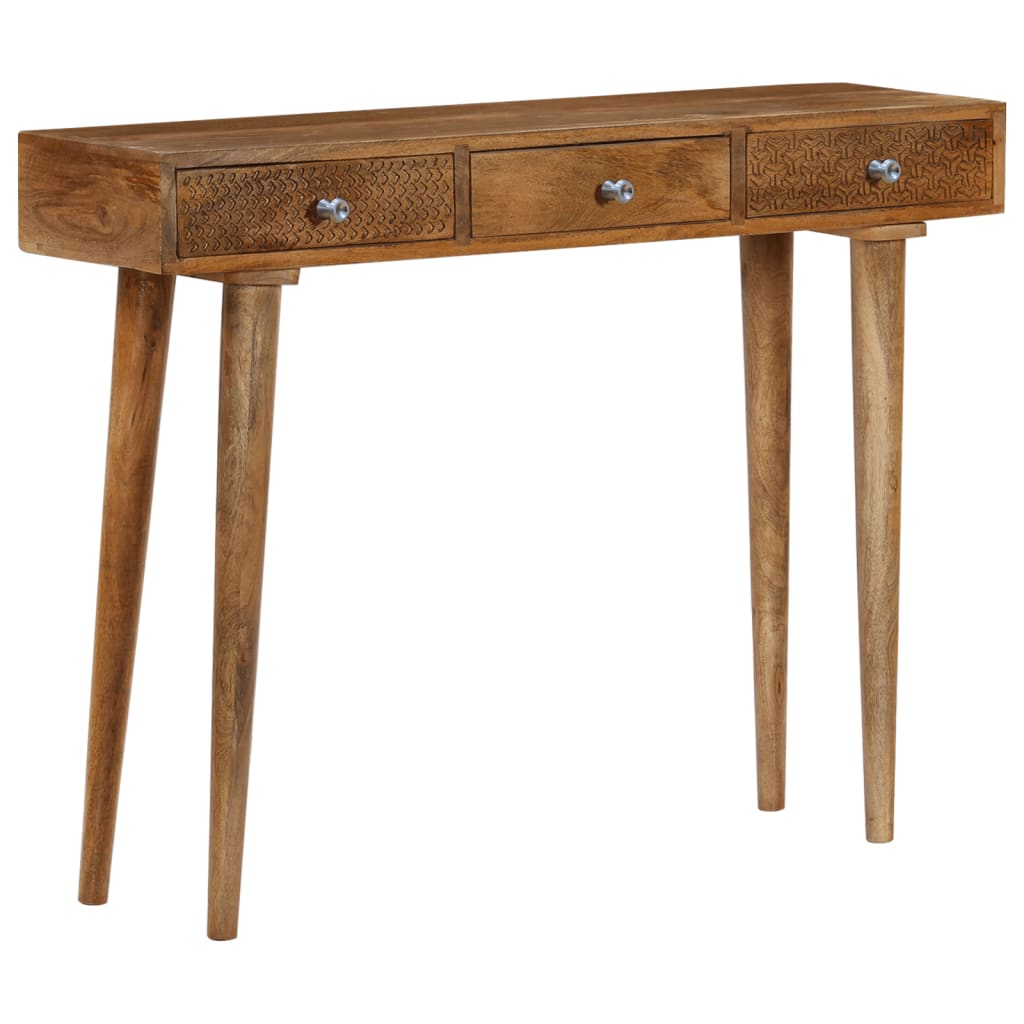 Avlastningsbord konsollbord Tre heltre mango 102x30x79 cm