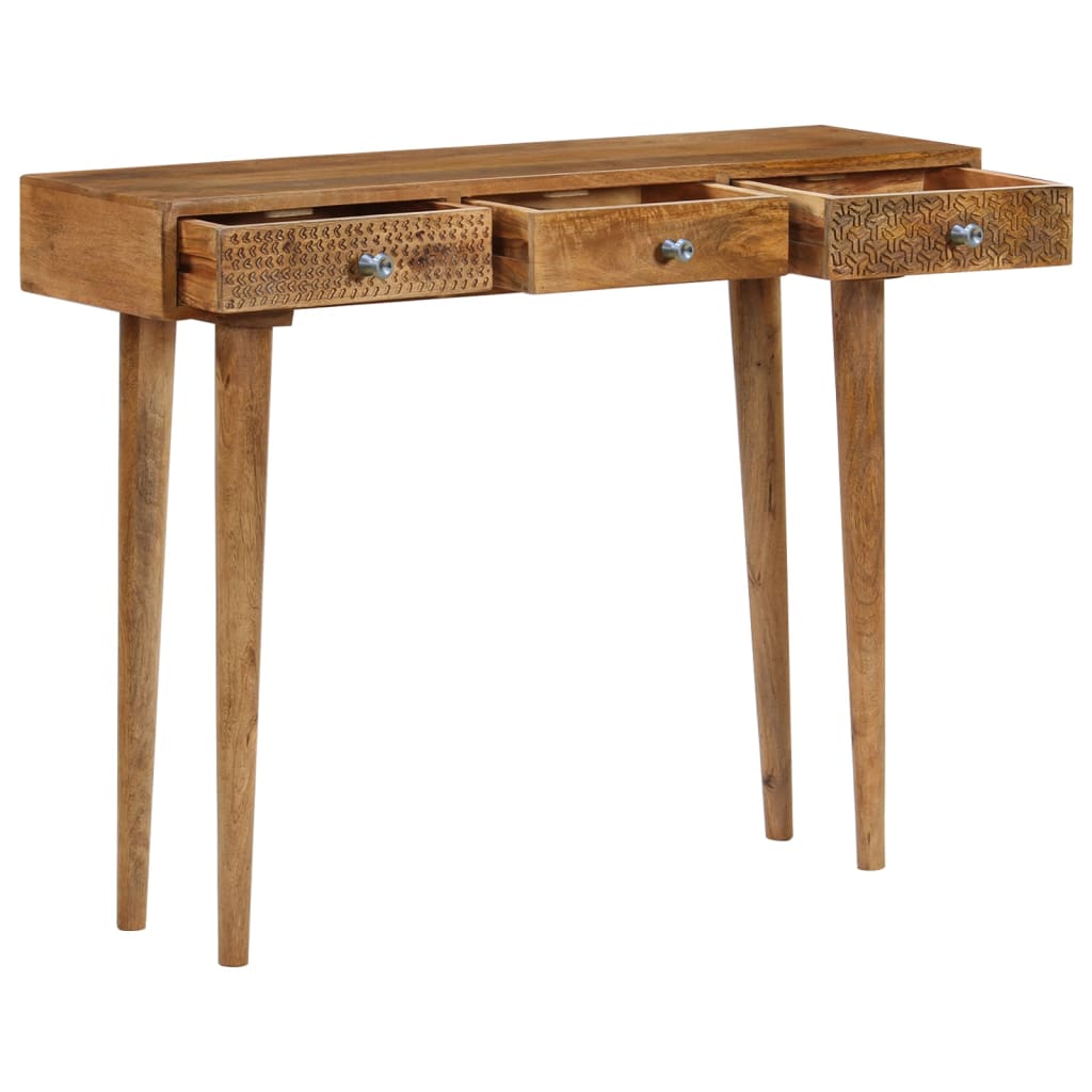 Avlastningsbord konsollbord Tre heltre mango 102x30x79 cm