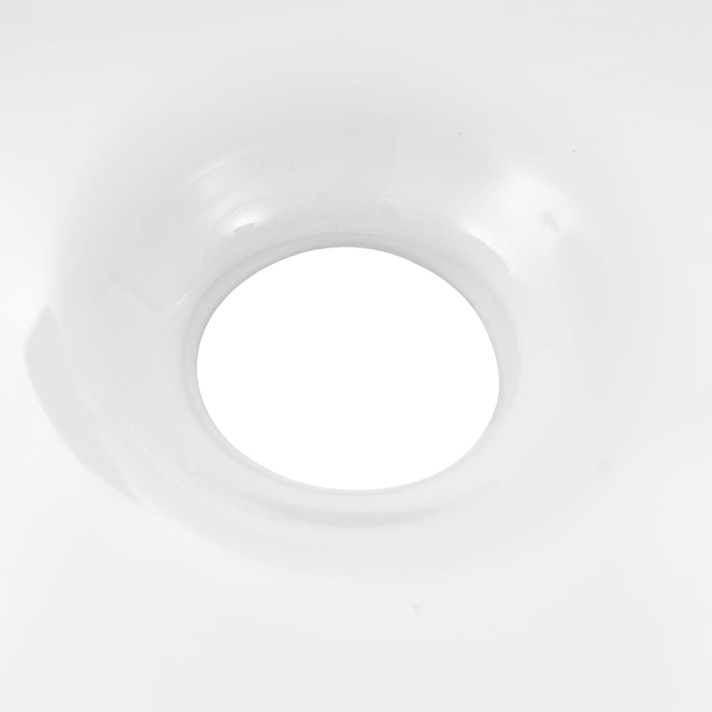 Baderomservant keramisk triangulær Hvit 645x455x115 mm