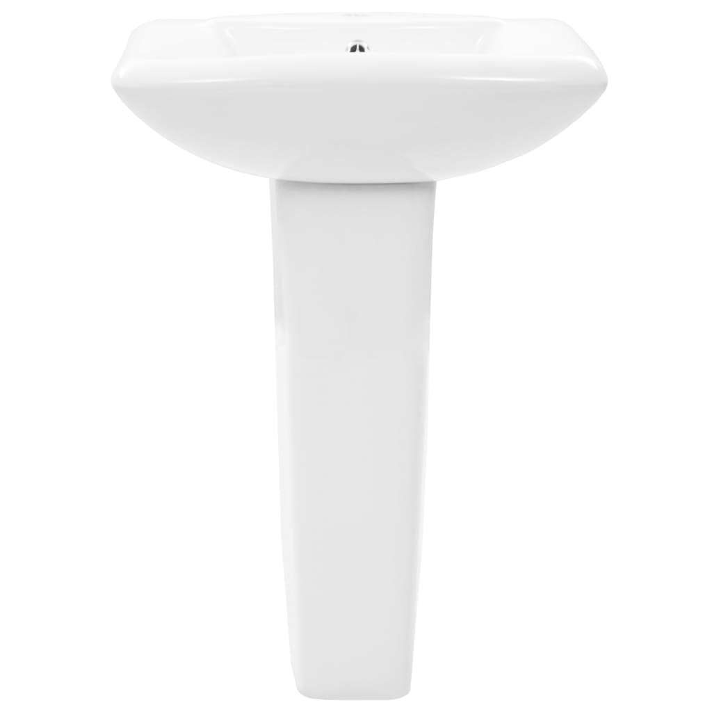 Baderomsvask frittstående sokkel keramisk Hvit 580x470x200 mm