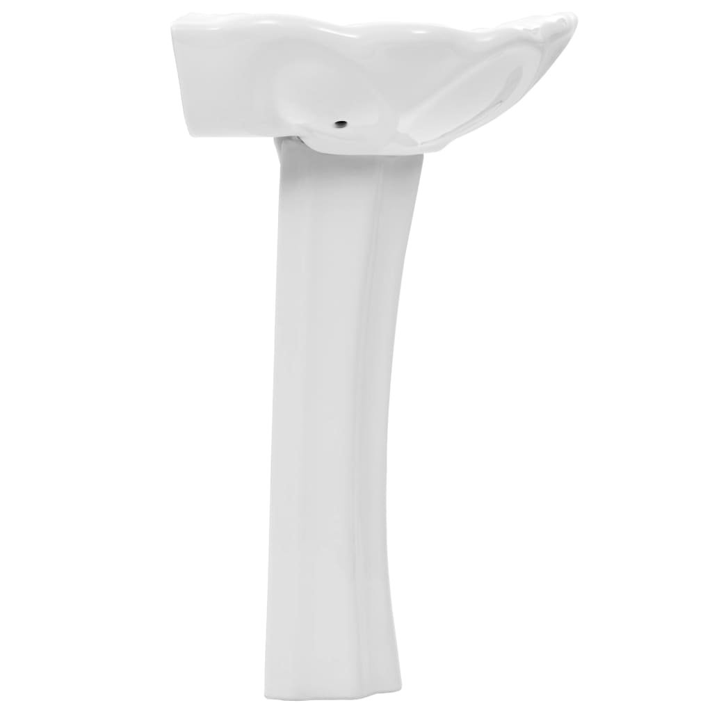 Baderomsvask frittstående sokkel keramisk Hvit 580x510x200 mm