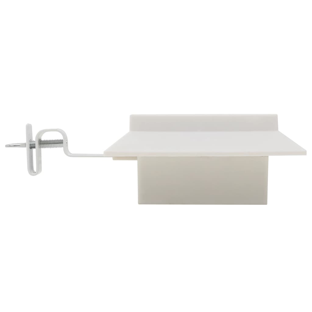 Hagebelysning Div. Utendørs sollampe 6 stk LED firkantet 12 cm hvit