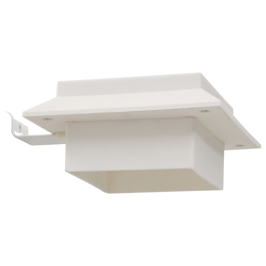 Hagebelysning Div. Utendørs sollampe 6 stk LED firkantet 12 cm hvit